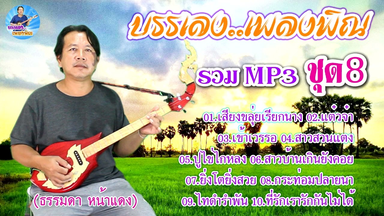 บรรเลงเพลงพิณ รวมMP-3 ชุด8 (ธรรมดา หน้าแดง)