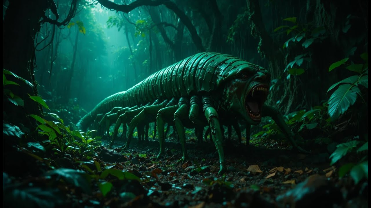 Terrifying Amazon Discovery… Giant Green Millipedes!