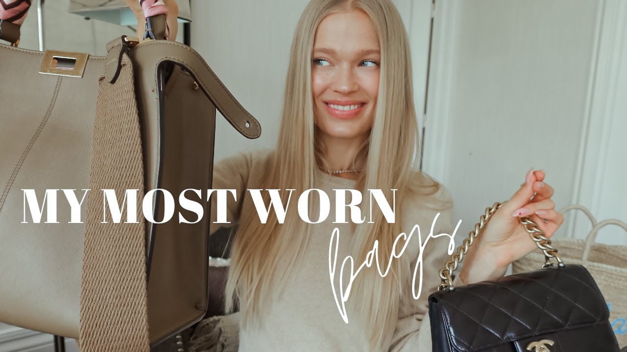 THE MODEL CLOSET:  Most Worn Bags \ Chanel, Fendi , Bottega \ Vita Sidorkina