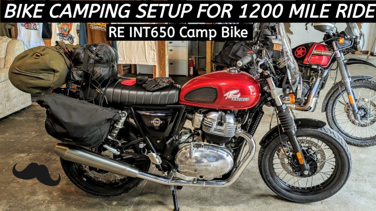 Royal Enfield Interceptor Camping Setup - Wahoo!