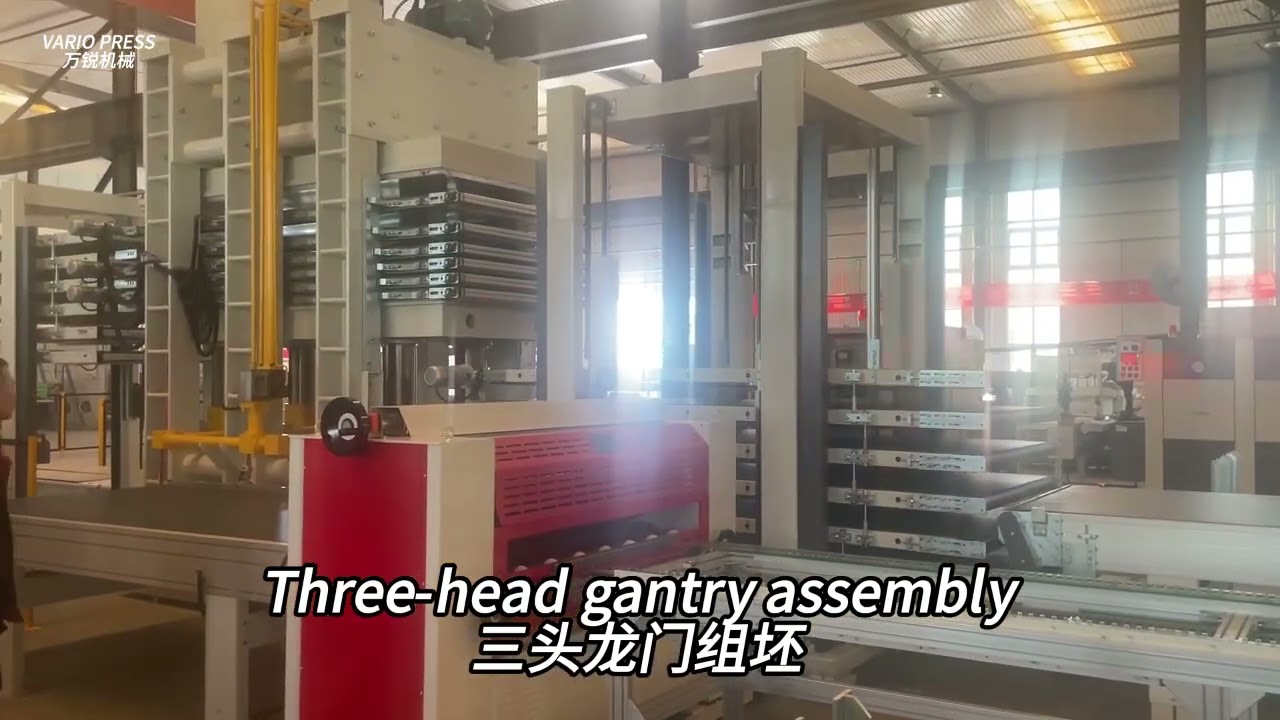 Vario automatic production line for wood doors
