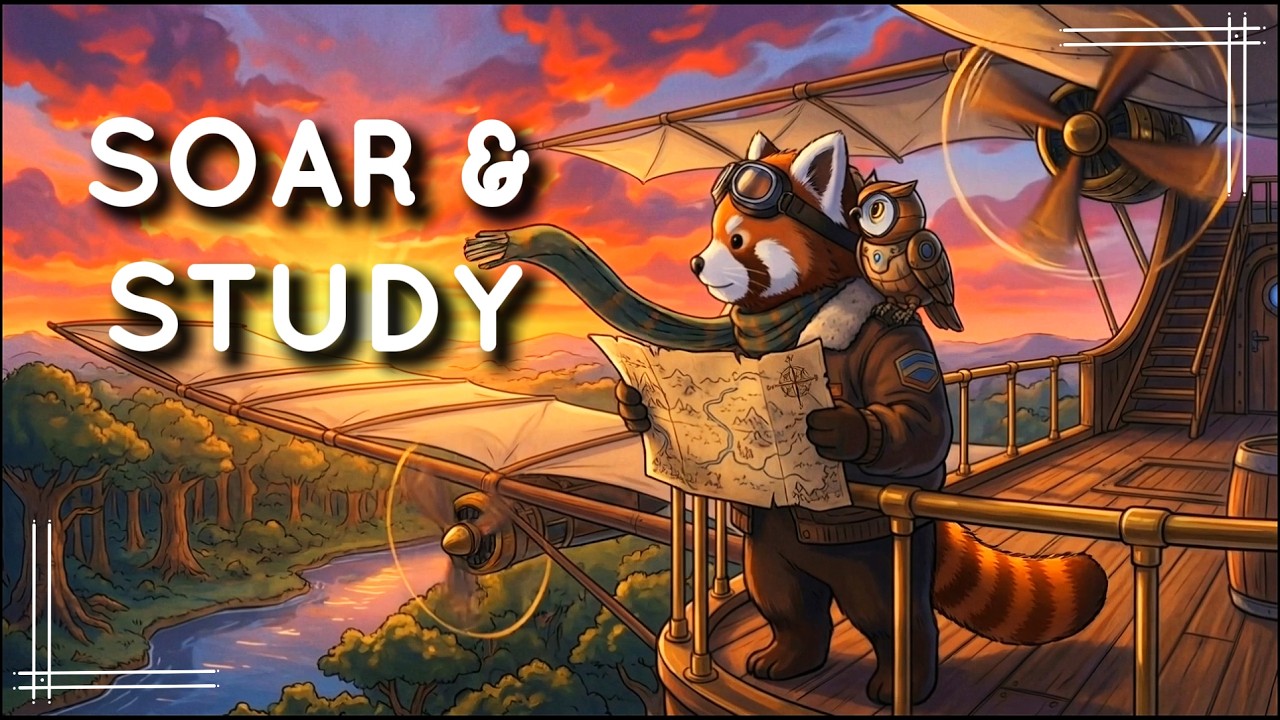 Adventure in the Clouds 🧭 | Cozy Lofi for Focus & Study