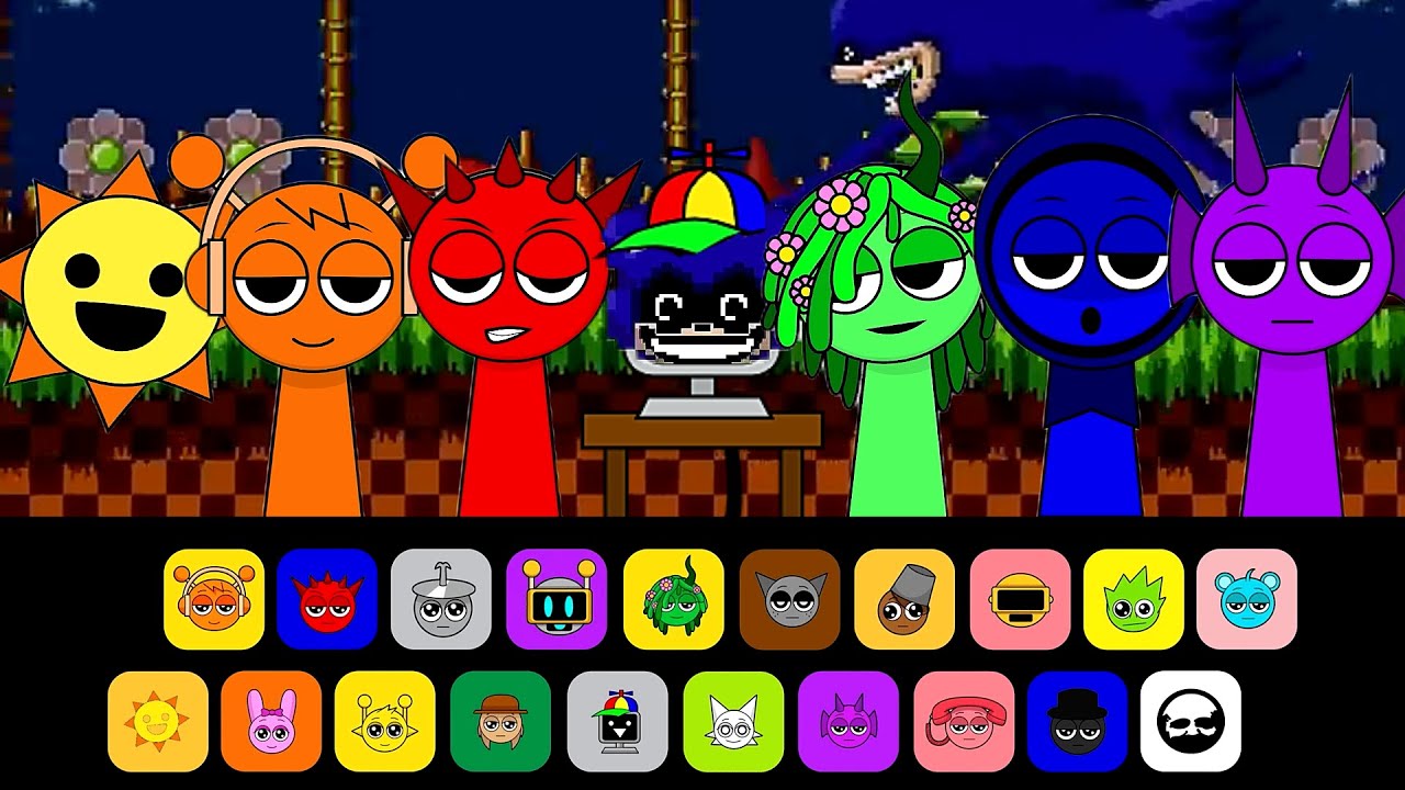 🎶Incredibox Sprunki - Running (MOD/COVER SHIN SONIC)🎶
