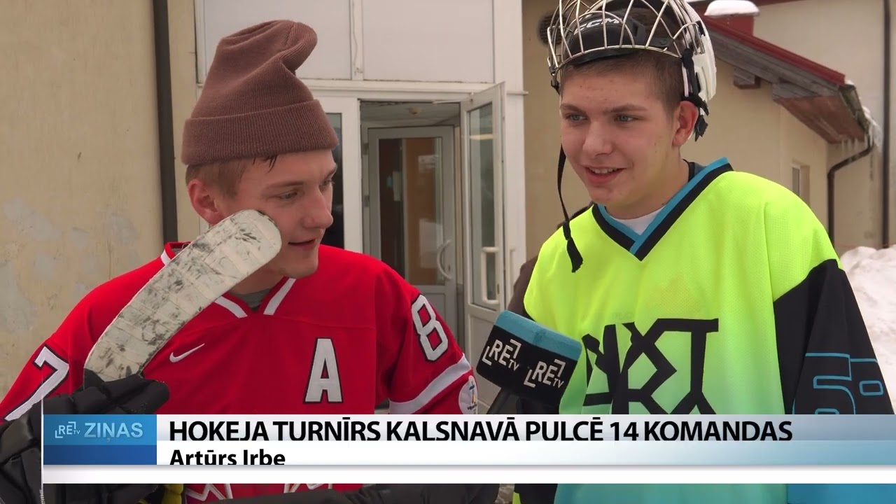 Hokejistu Džeriņu dzimtajā vietā Kalsnavā vietējie aktīvisti sarīko grandiozu turnīru