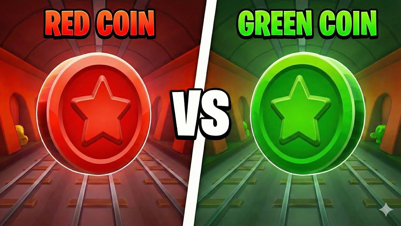 Red Vs Green Coin Subway Surf Puls Gamepaly 