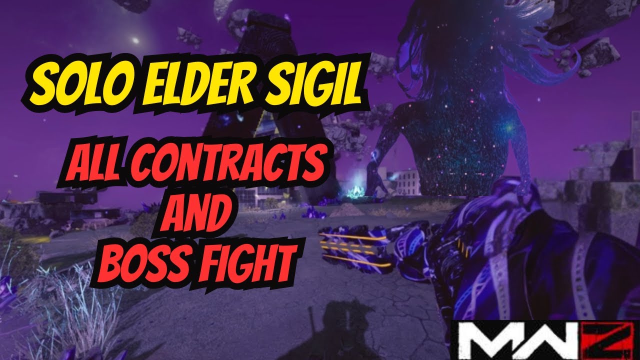 World’s First!! NEW Elder Sigil SOLO with Boss Fight! All Contracts AND Entity's Echo