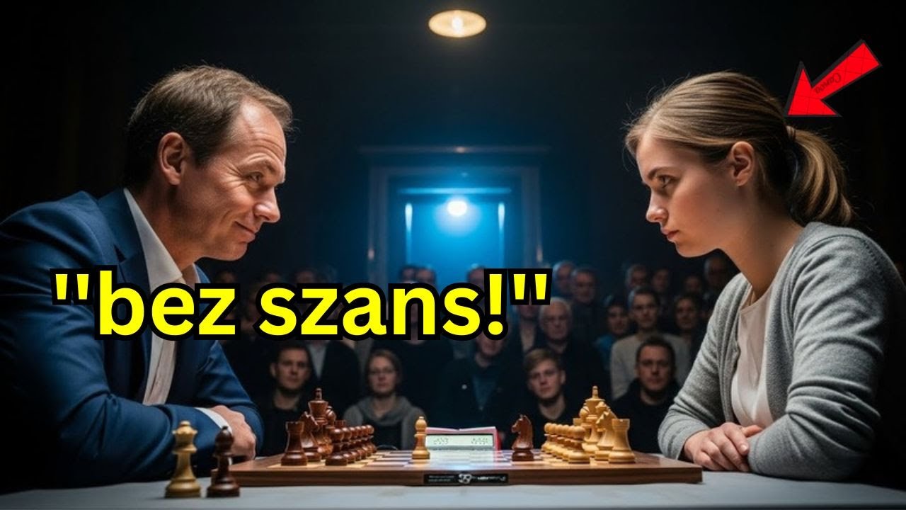 Arcymistrz próbuje zastraszyć cichą kobietę, nie wiedząc, że jest geniuszem szachowym.