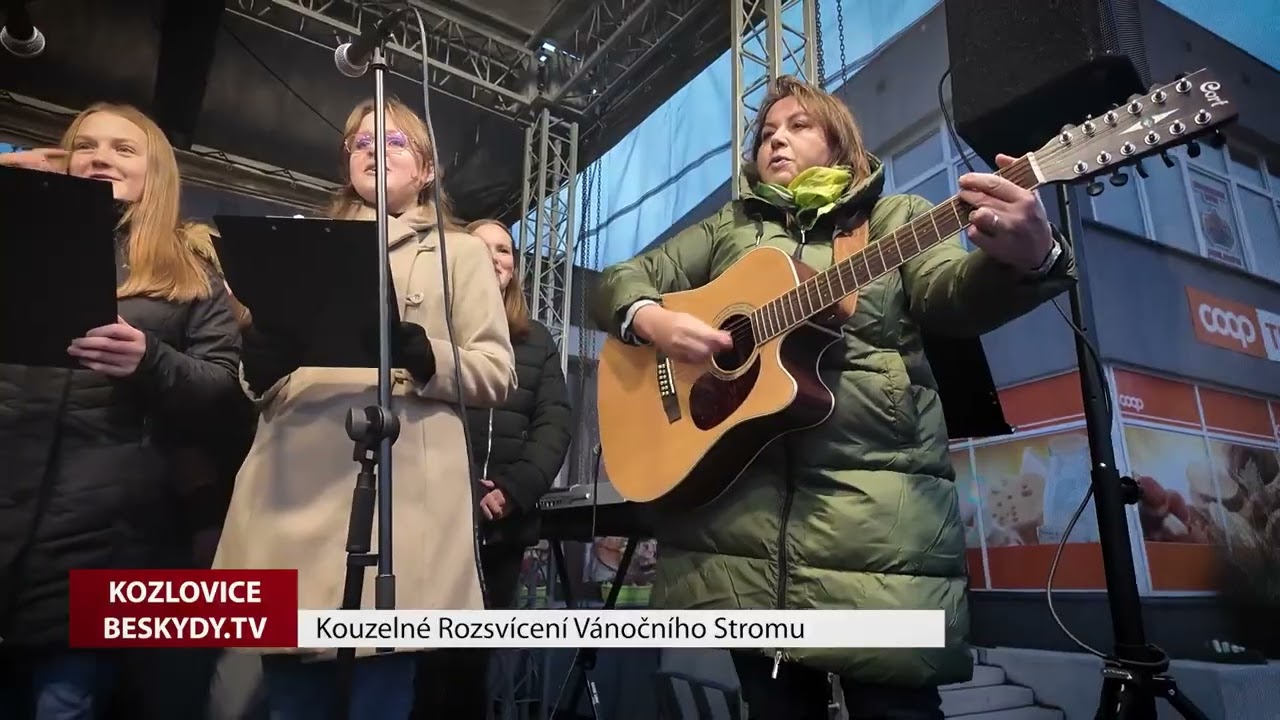 Kozlovice ► Rozsvícení Vánočního Stromu v Kozlovicích │ #Beskydy TV │ @BeskydskaTelevize
