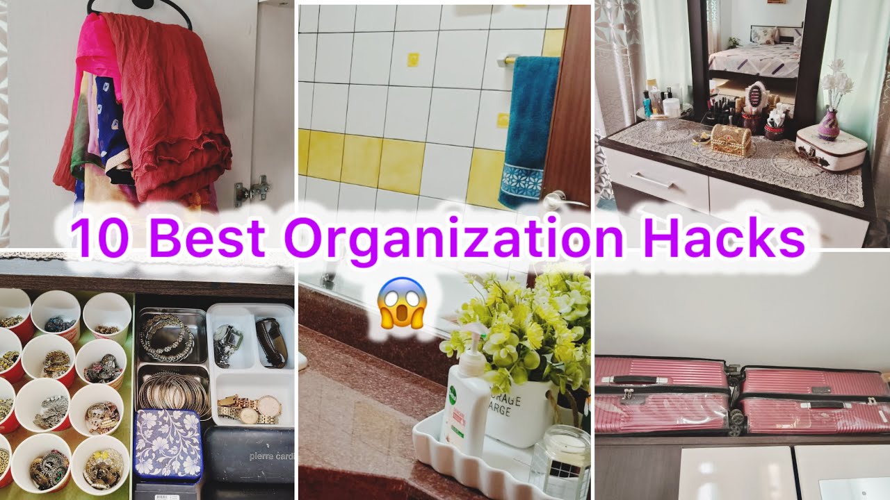 &ldquo;10 Best Home Organization Hacks 2025 | Zero Cost Organizer Ideas 