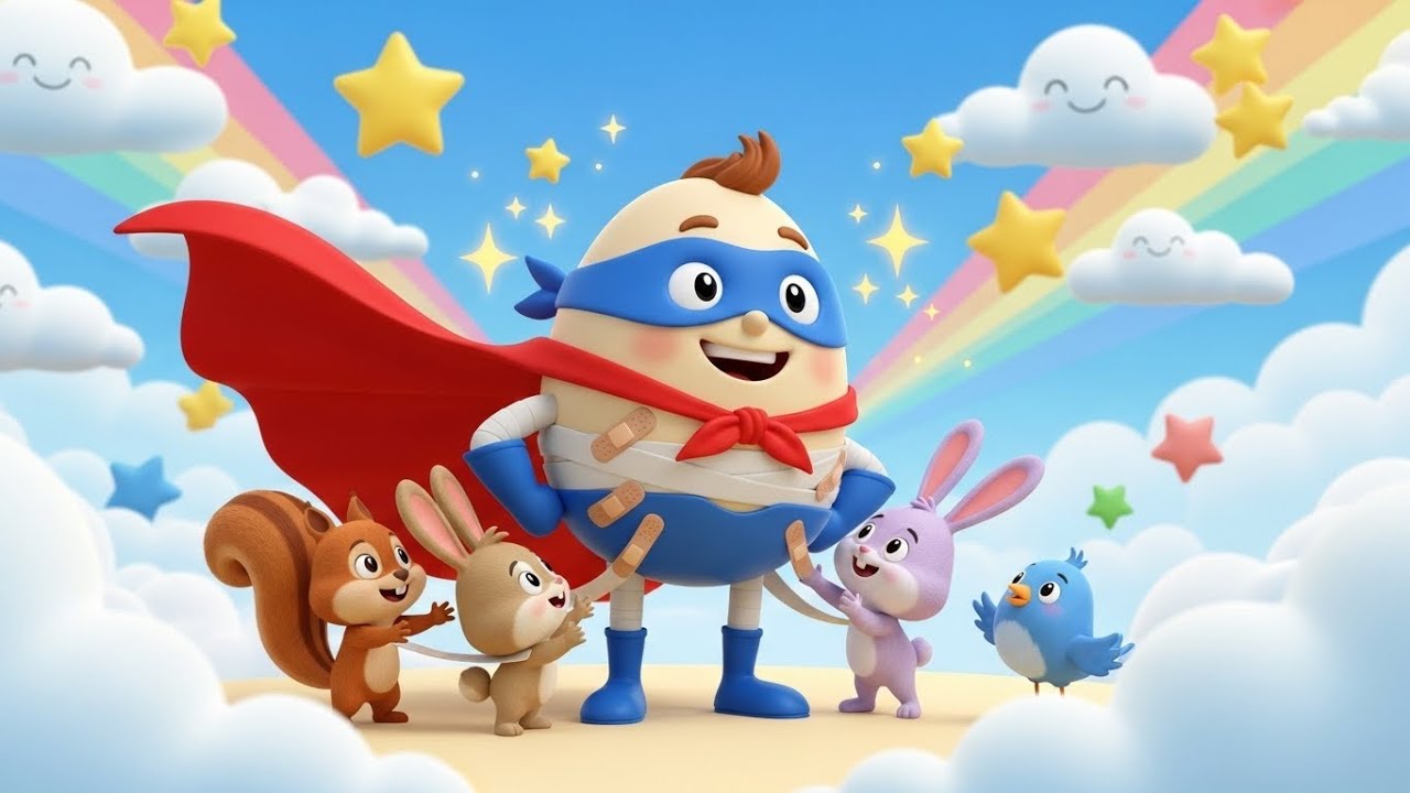 El Regreso del Superhéroe Humpty Dumpty  | Canciones infantiles divertidas | Aventura para niños
