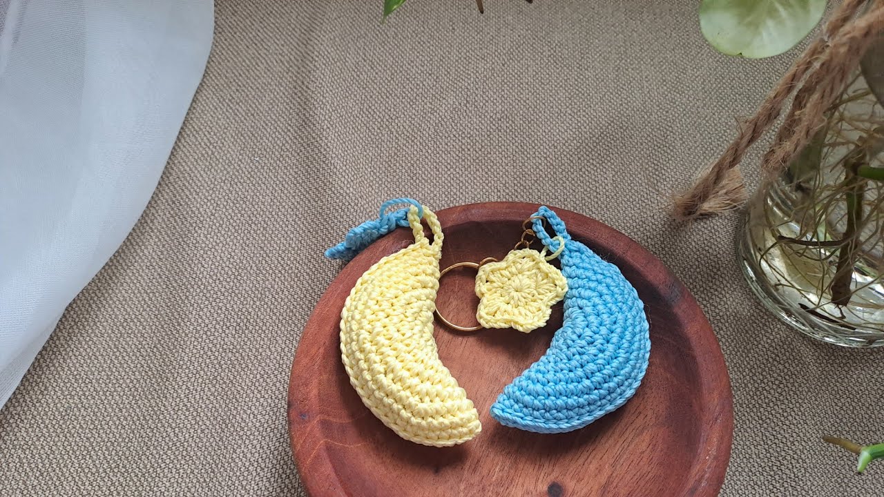 🕌✨ Crochet a Beautiful Moon & Star for Ramadan | Step-by-Step Tutorial ✨🌙