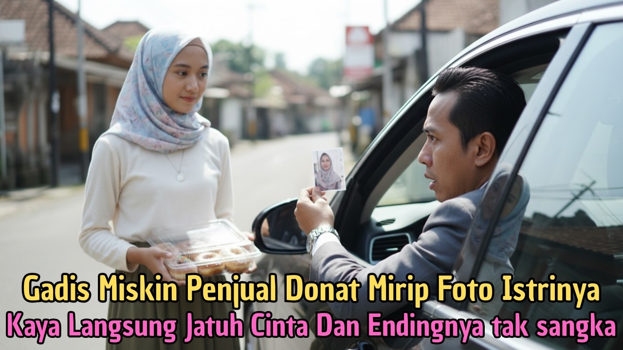 Gadis Miskin Penjual Donat Mirip Dengan Foto Istrinya, Bos Kaya Langsung Jatuh Cinta Dan Endingnya
