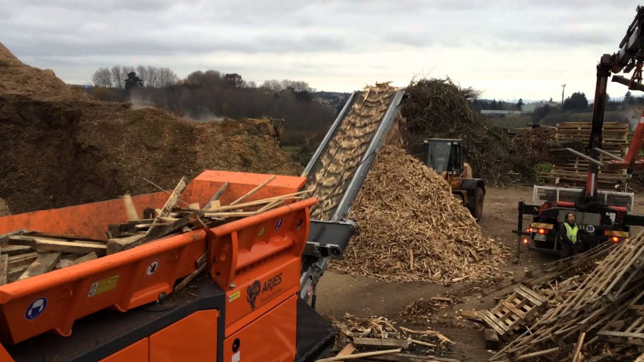 Broyeur bois - palettes - souches - VZ 850 ARJES