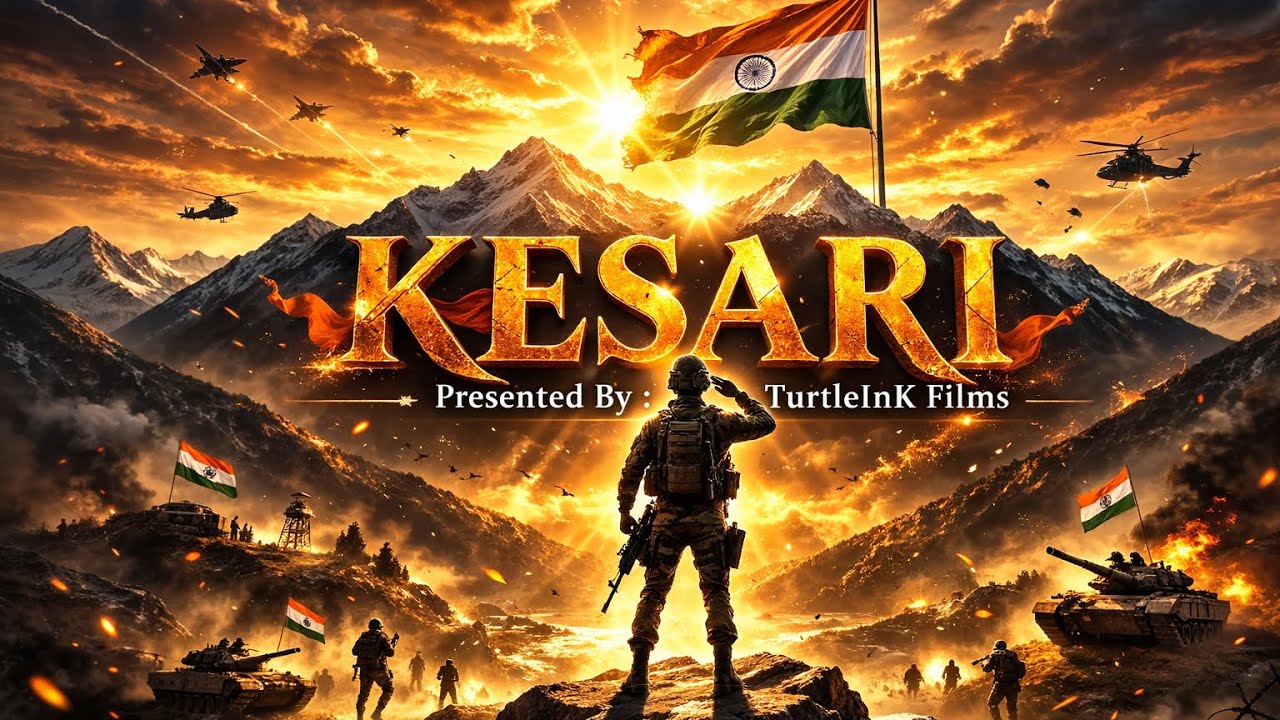 KESARI (Official Anthem) 🇮🇳 | Indian Army Motivational Song 2026 | Desh Bhakti Song | TurtleInKFilms