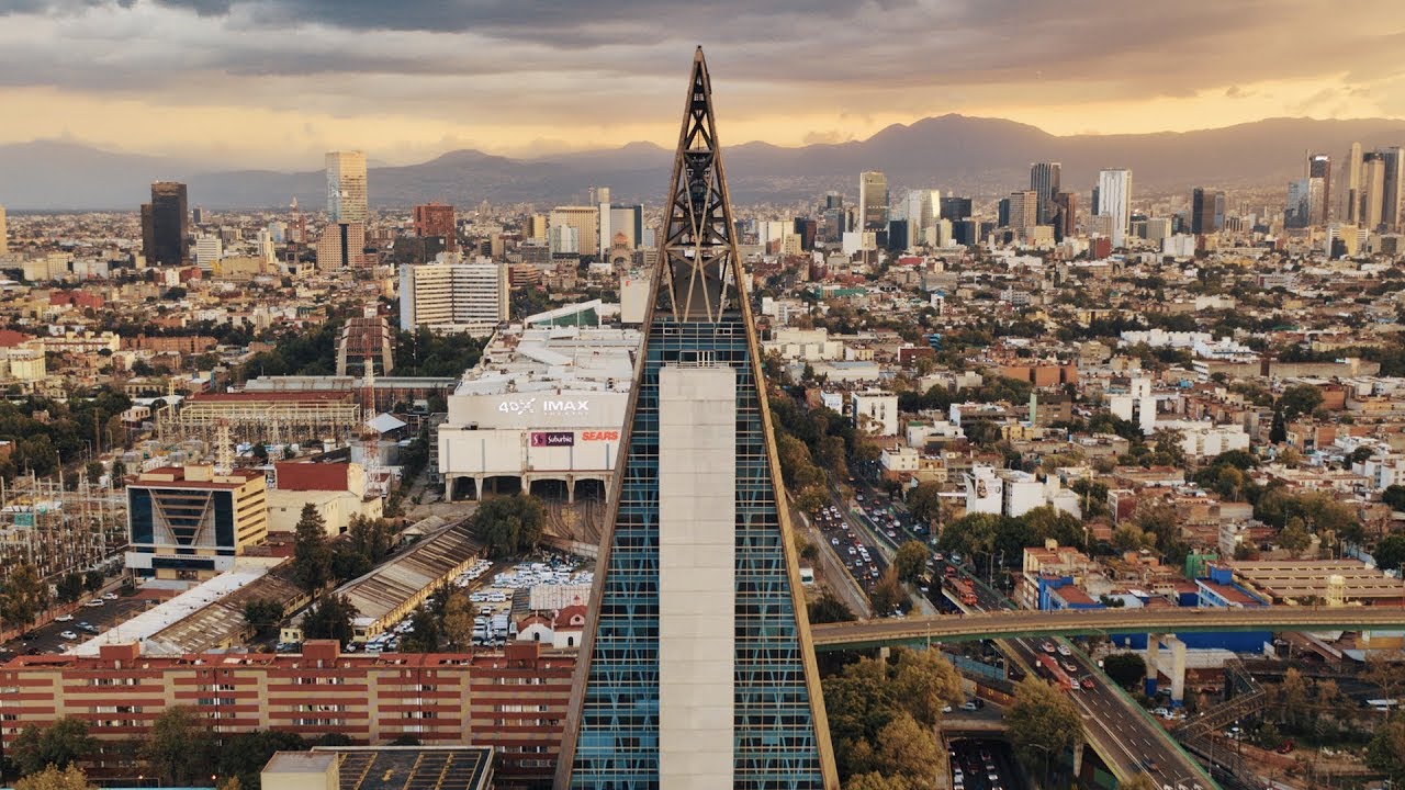 Tlatelolco y alrededores desde el aire.