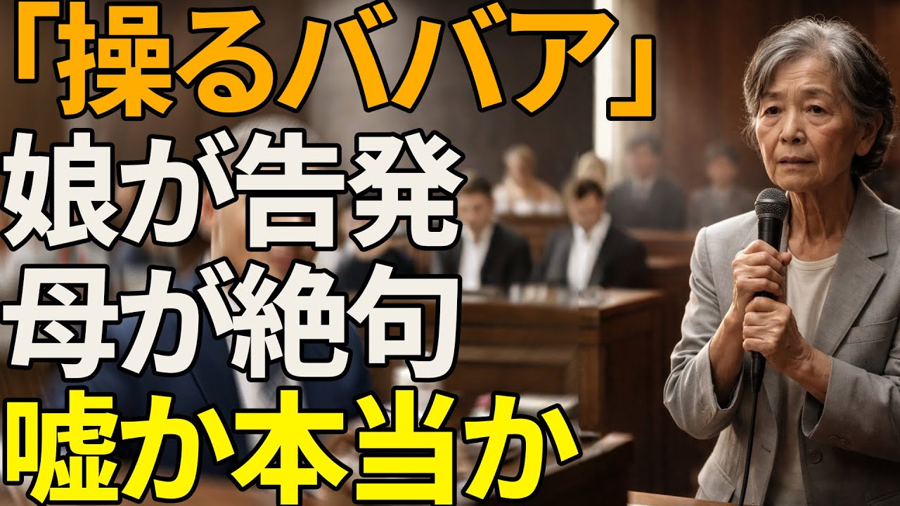 「あの女が私を操っていた」法廷での子の告発に母は凍りつき、裏切った弁護士でも真実は隠せなかった【シニアライフ】【60代以上の方へ】