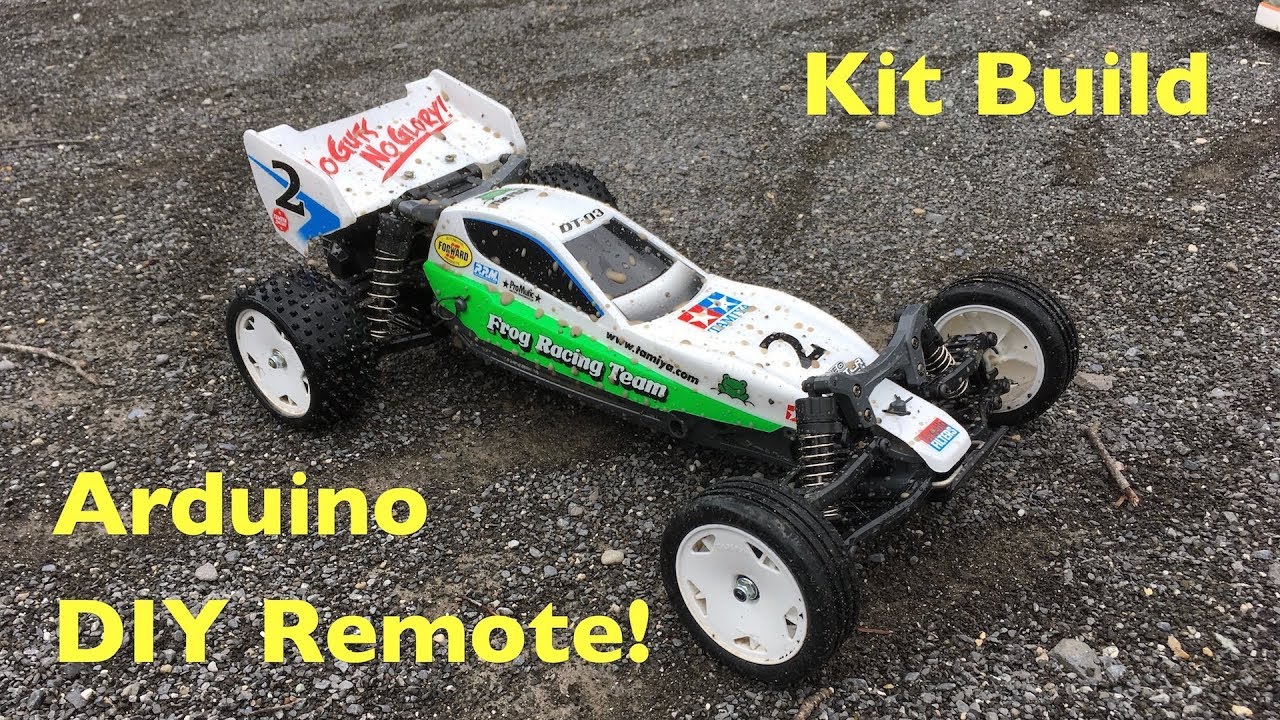Tamiya NEO Fighter Buggy Build With DIY Arduino 2.4GHz Remote!