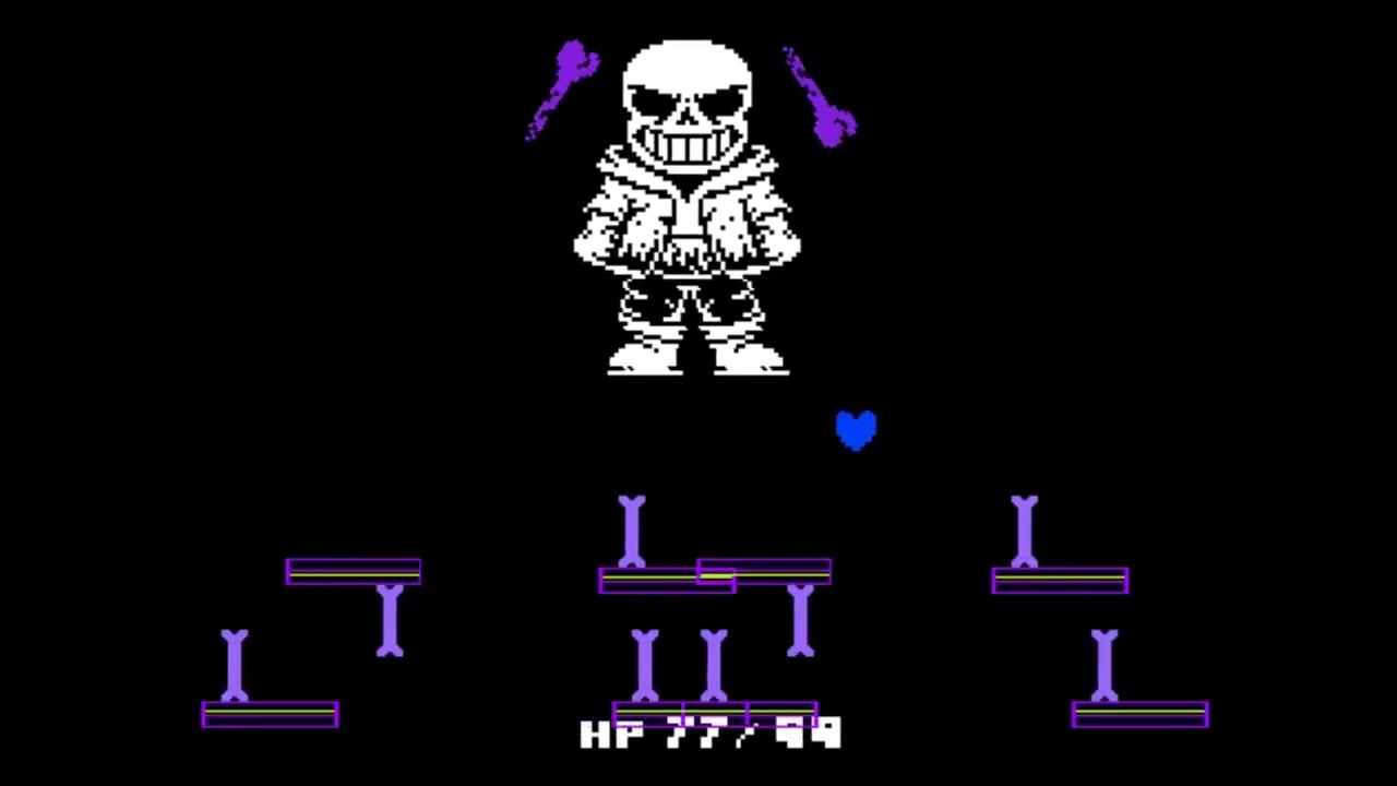 [Scratch] Dusttrust Phase2 Sans battle! [undertale fangame]