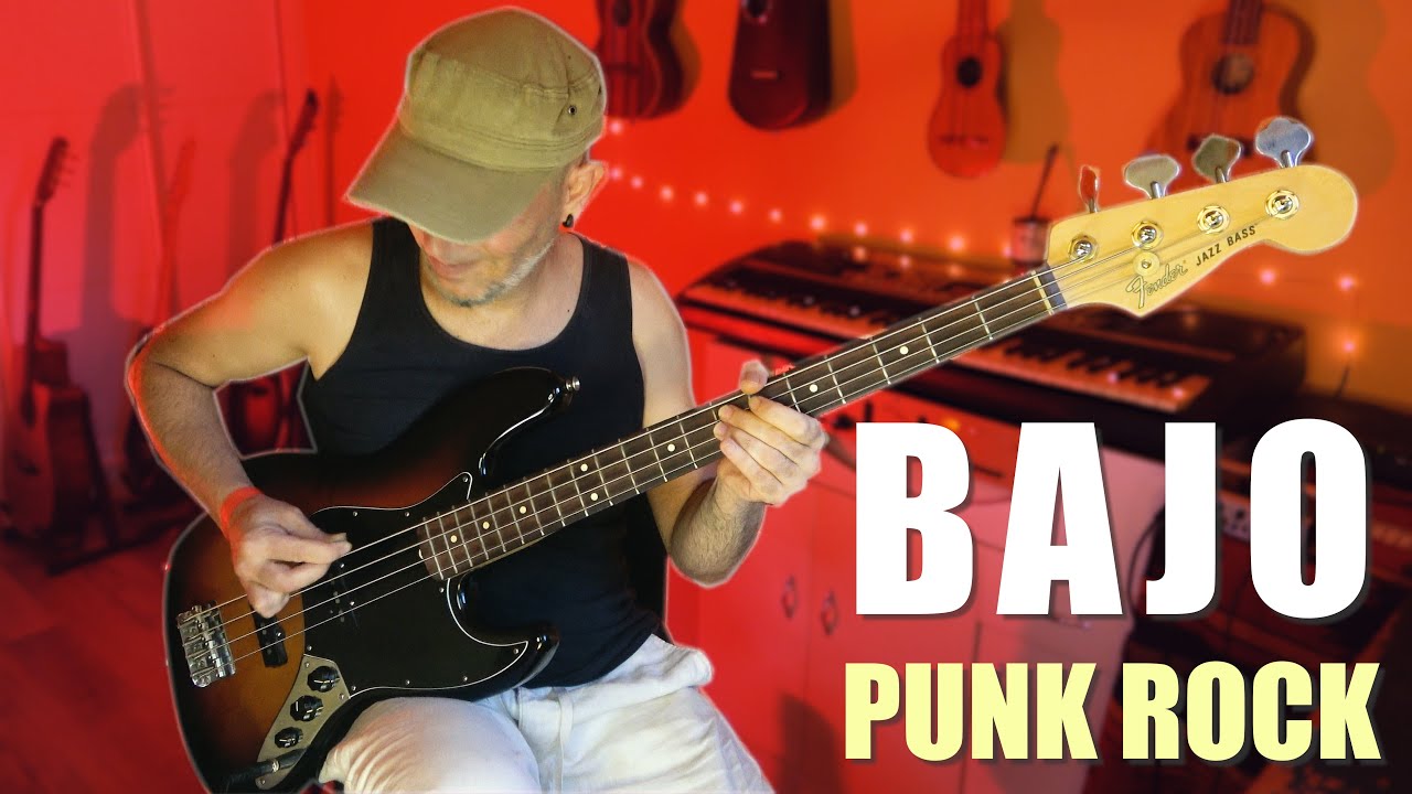 Cómo tocar I WANNA BE SEDATED en BAJO | Tutorial RAMONES Principiantes