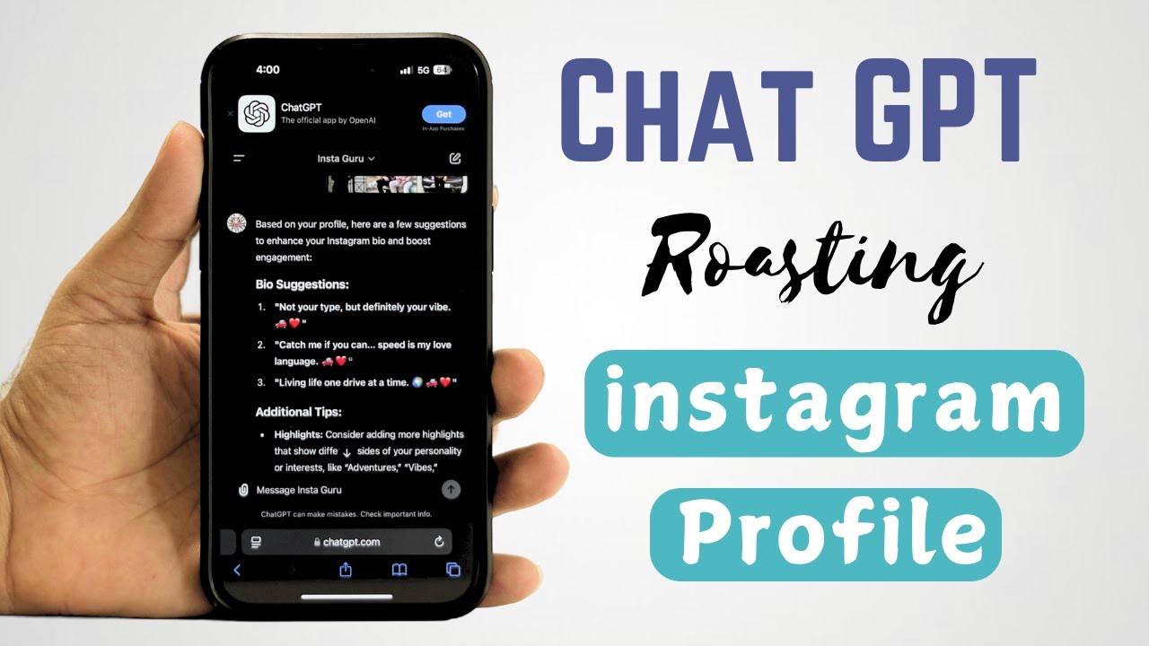 How To Get ChatGPT To Roast Your Instagram Feed