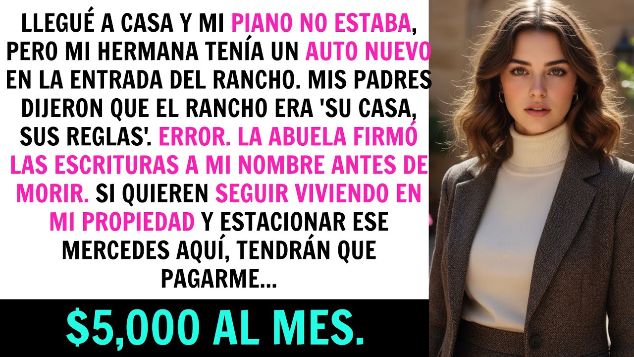 Mis Padres Usaron Mi Herencia Para Comprarle Un Mercedes A Mi Hermana—Pero La Abuela Puso El Rancho