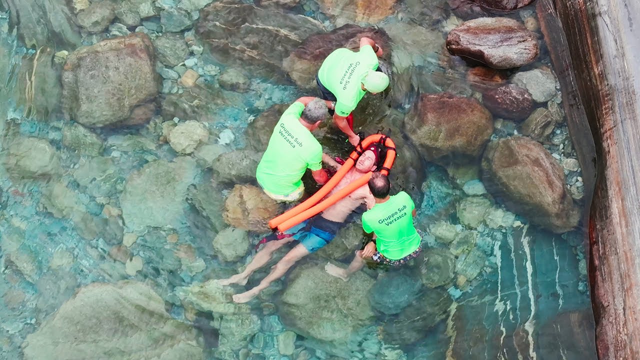 Esercitazione CAS Locarno & gruppo SUB Verzasca | Lavertezzo