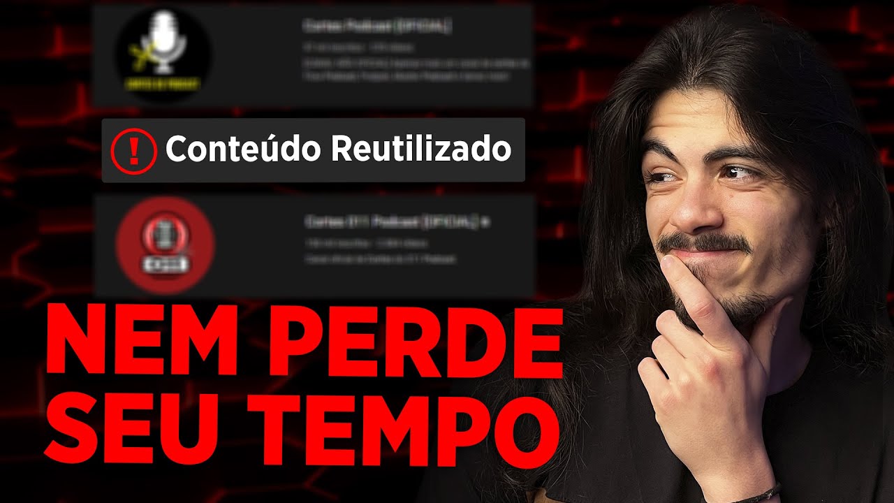 ESSES CANAIS DE CORTES N&Atilde;O MONETIZAM! ⛔