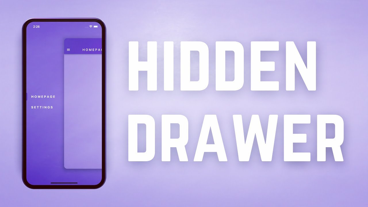 📱Hidden Drawer • Flutter Tutorial ♡