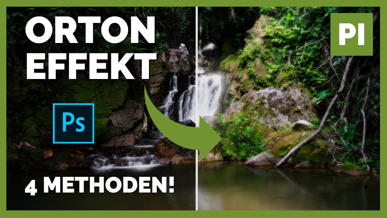 Der ORTON EFFEKT 📷 Bilder leuchten lassen in 4 METHODEN ➡️ PHOTOSHOP Tutorial
