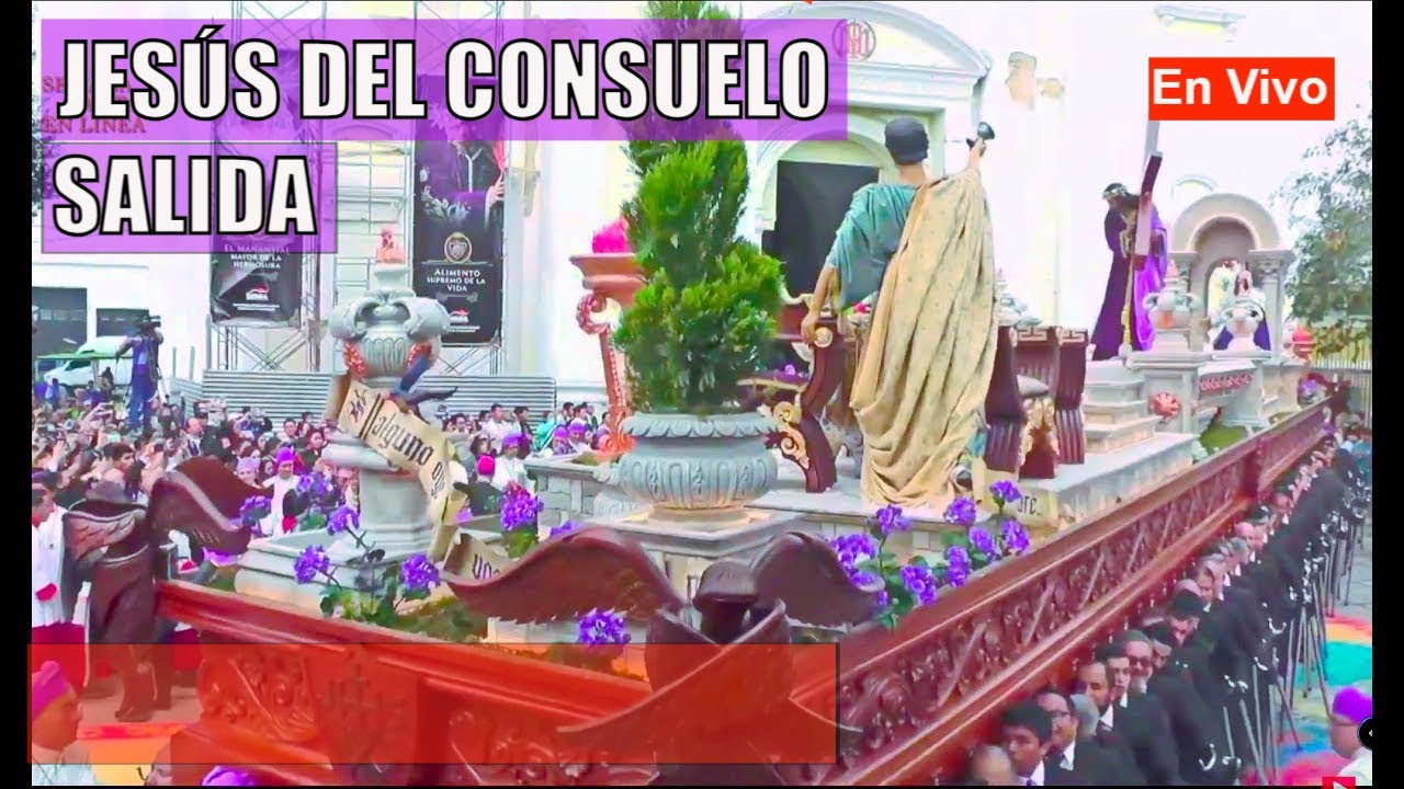 Jesús DEL CONSUELO SALIDA  Procesión Sábado de Ramos 2024 Templo de la Recolección