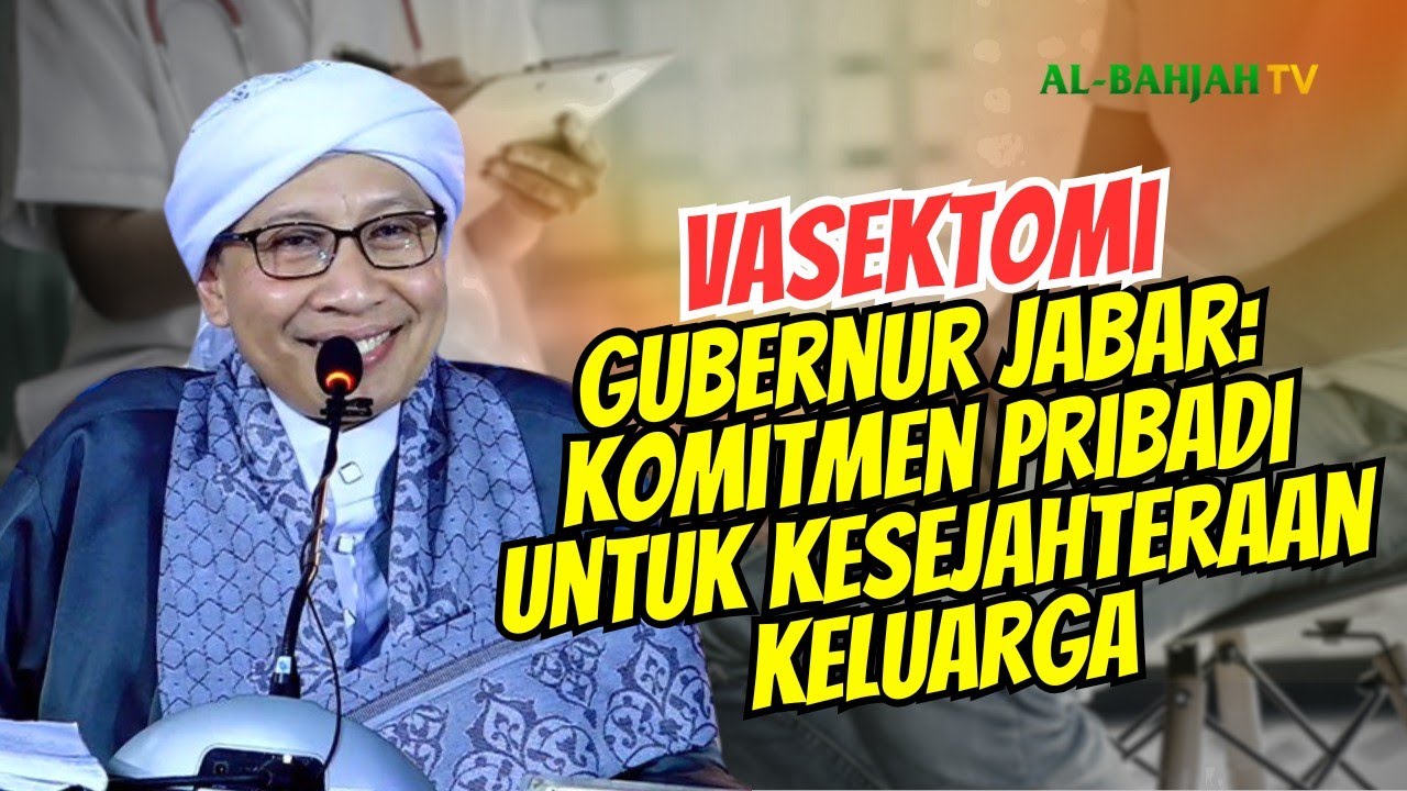 Vasektomi jadi Syarat BANSOS⁉️ Jawaban Buya Yahya Mengejutkan!