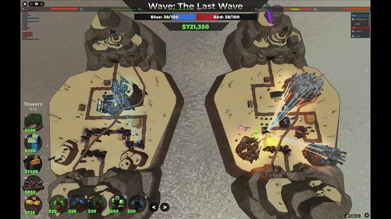 Tower Battles 2v6 endbringers