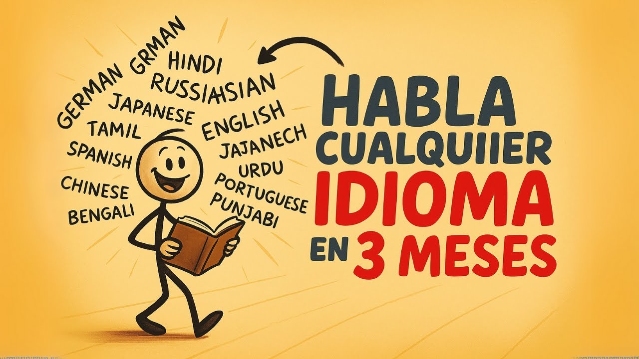5 PASOS para HABLAR CUALQUIER IDIOMA EN 3 MESES