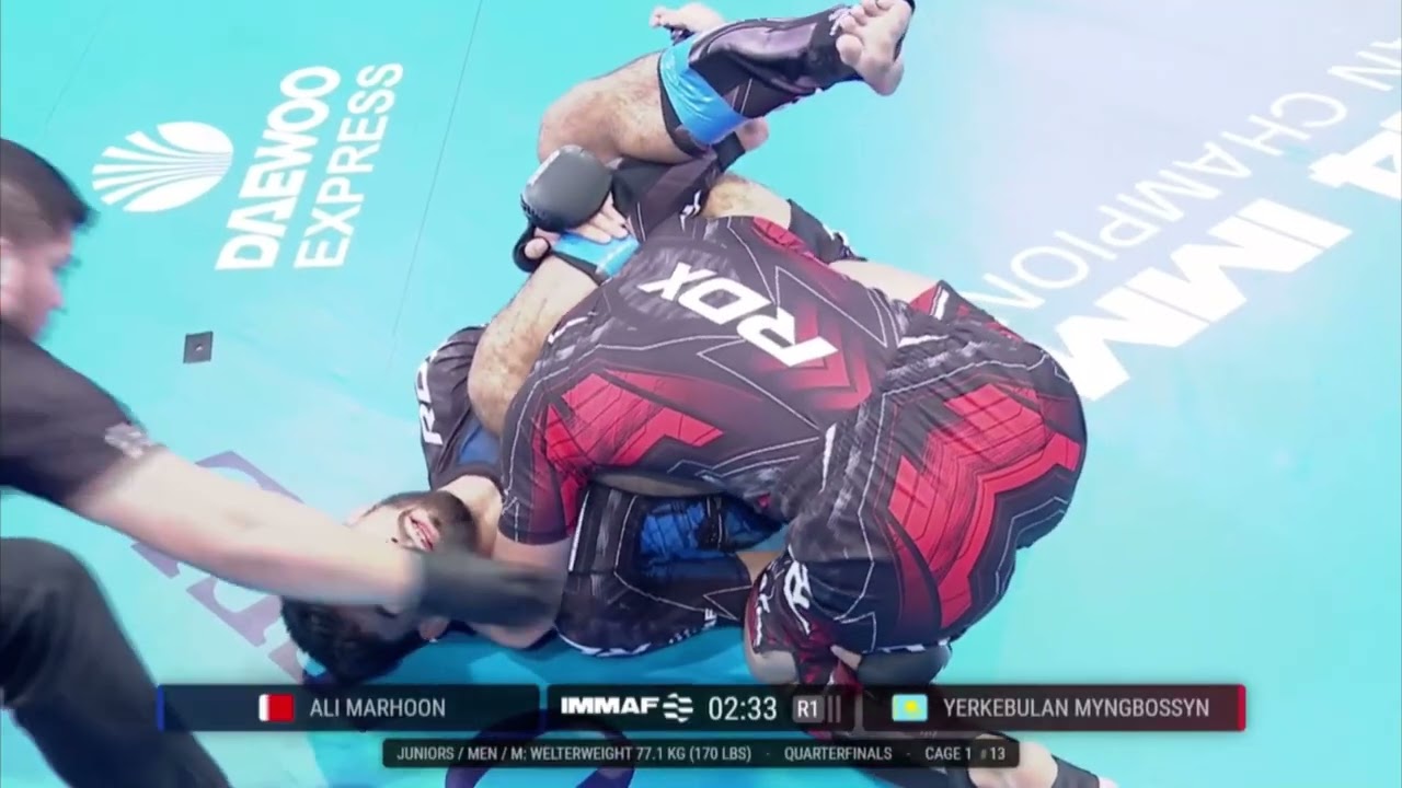 ALI MARHOON 🇧🇭 VS Yerkebulan Myngbossyn 🇰🇿 arena immaf Asia 2024  #mma