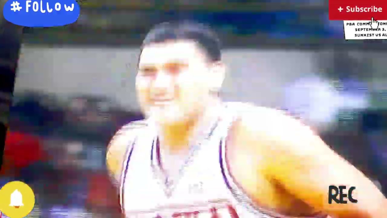 SUNKIST ORANGE VS. ALASKA MILK  1995 PBA COMMISSIONERS CUP FINALS GAME 5 - 3rd Quarter