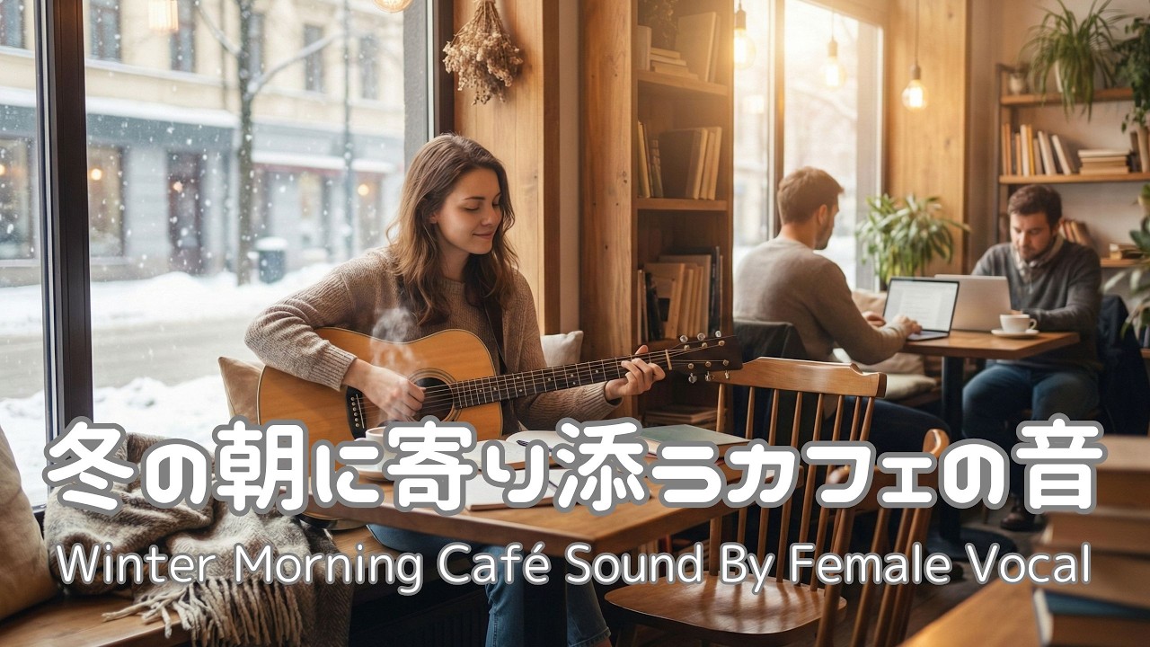 【朝カフェBGM】冬の朝に寄り添うカフェの音☀️ | Winter Morning Café Sound By Female Vocal