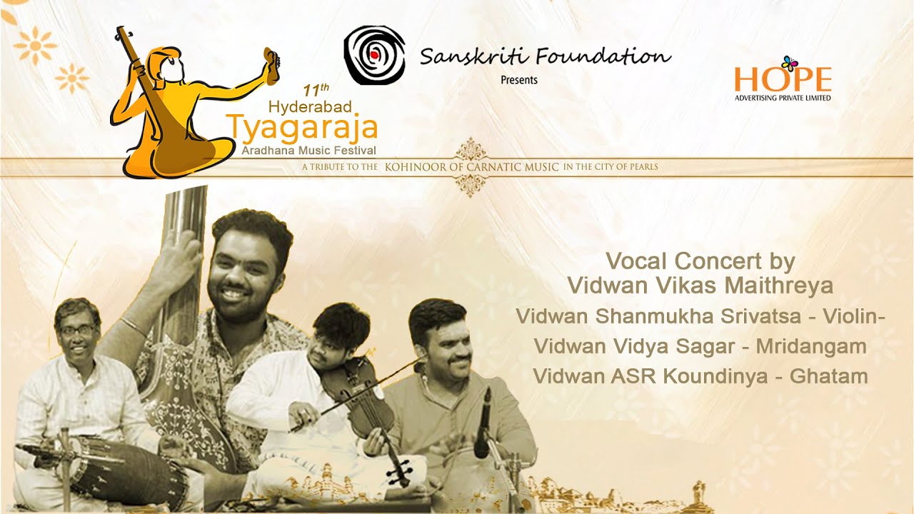 Vocal Concert by Vidwan Vikas Maitreya @HOPEADTV
