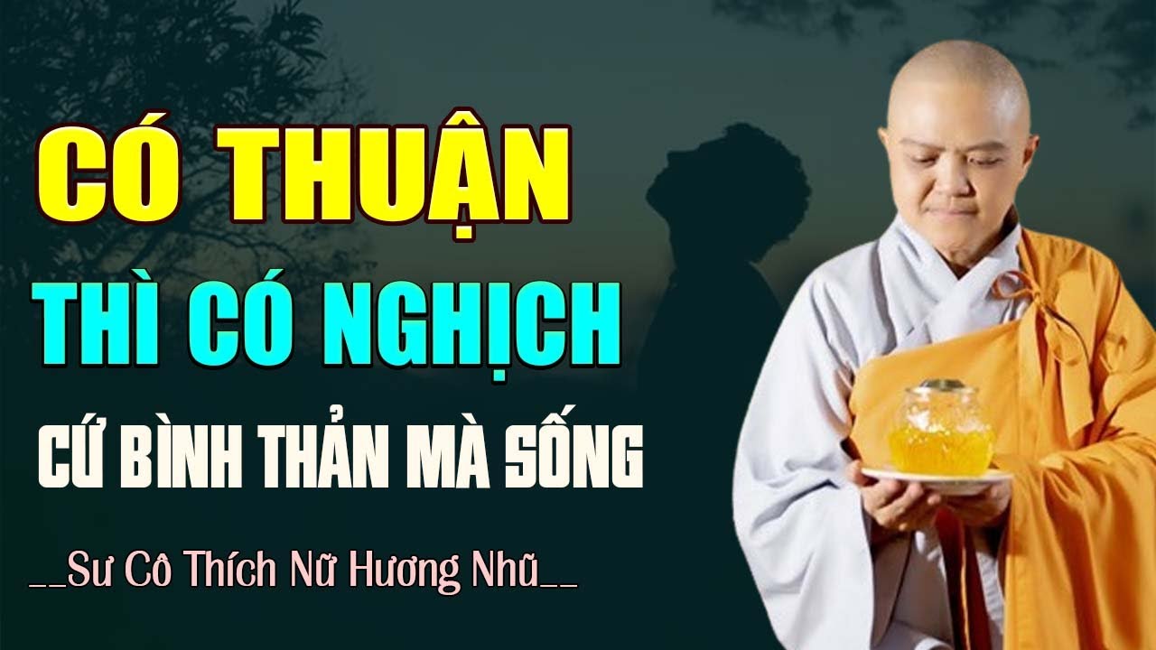 CÓ THUẬN THÌ CÓ NGHỊCH Cứ Sống Bình Thản Đón Nhận Mọi Chuyện Xảy Đến - SC. Thích Nữ Hương Nhũ