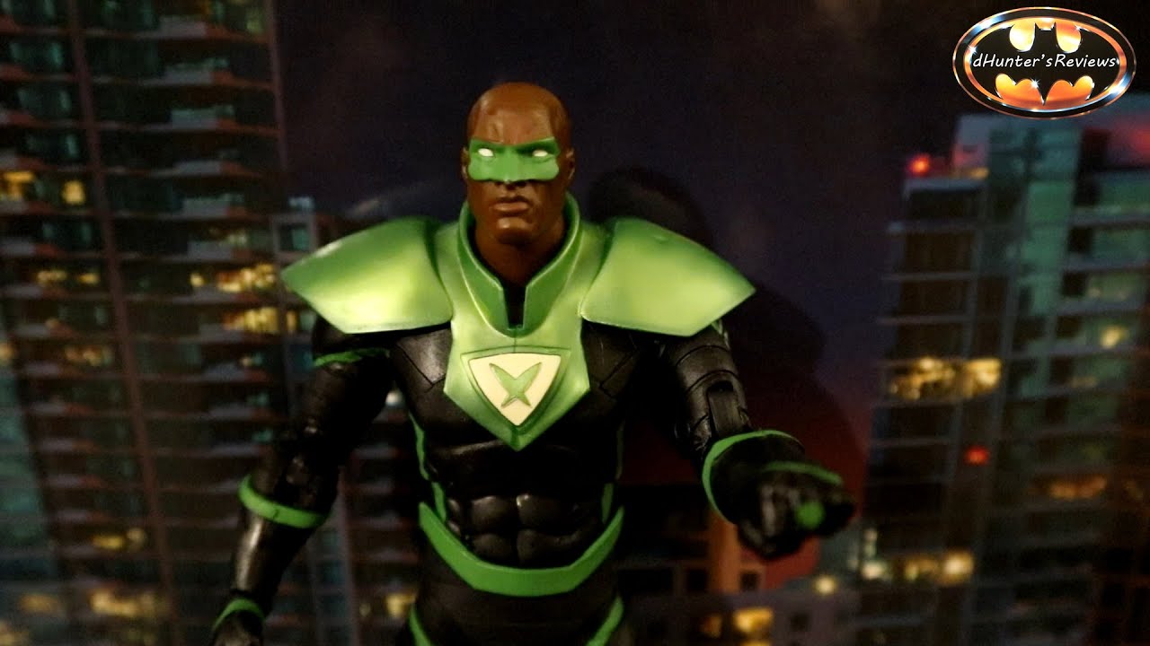McFarlane DC Multiverse Power Ring Emerald Knight John Stewart Green Lantern Crime Syndicate Review