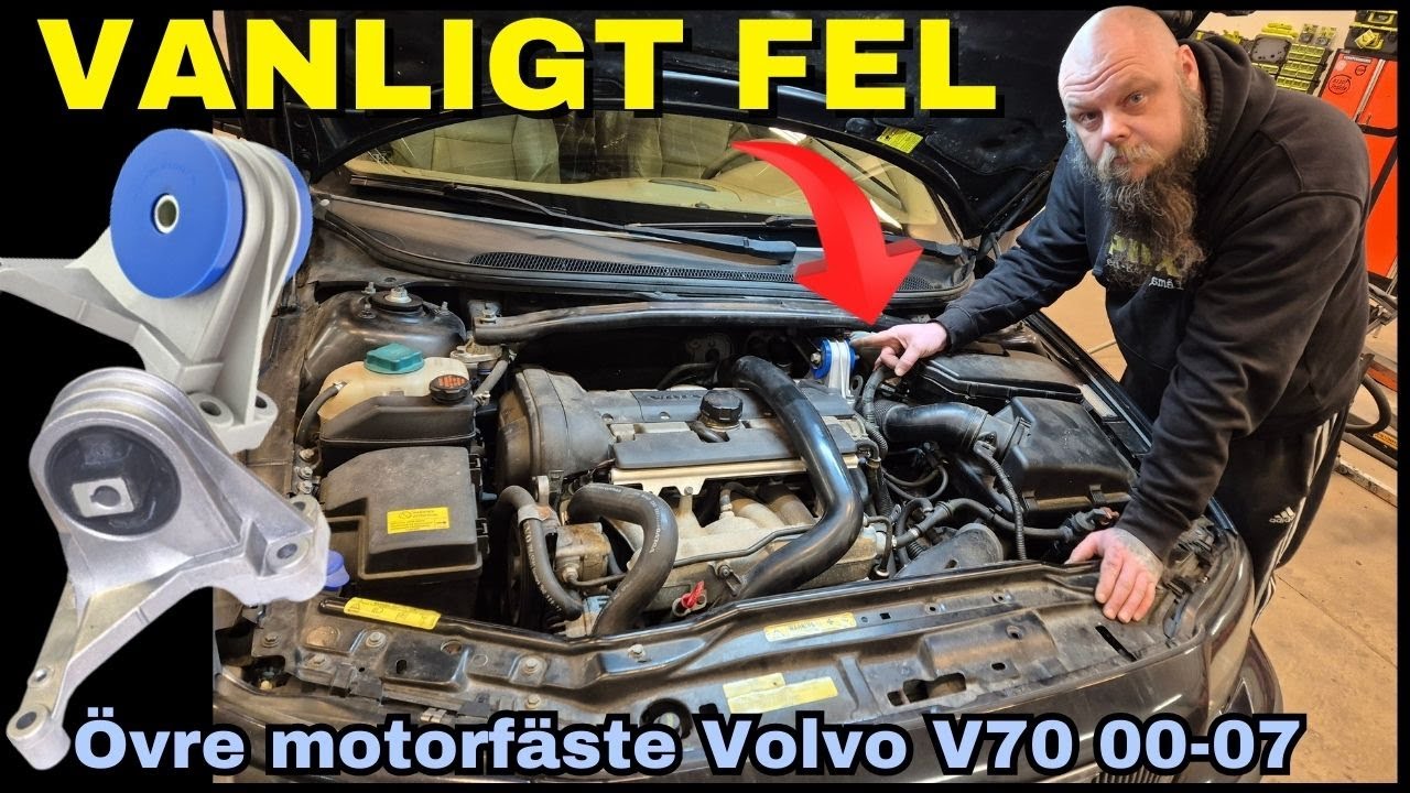 Byte övre motorfäste Volvo V70 , 00-07 mfl - polyuretan