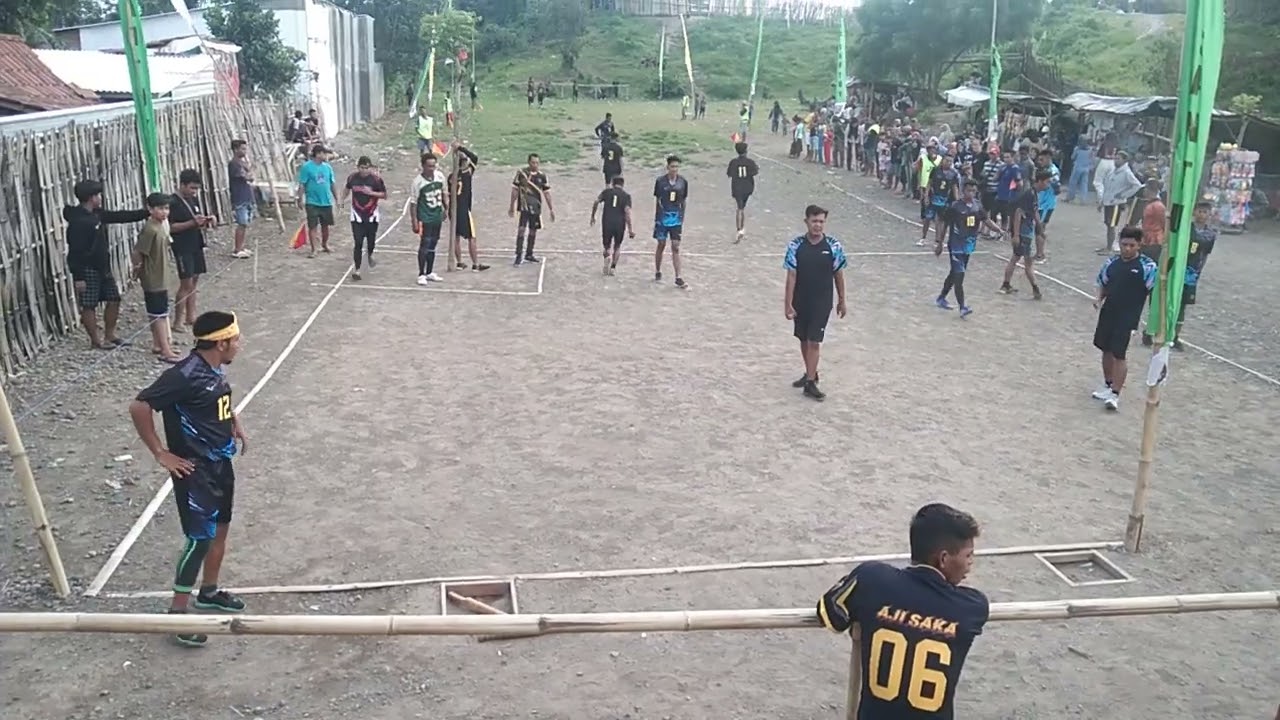 AJiSAKA VS LINTAH DARAT Persahabatan Bola Kasti SESI 1 Lapangan Lanceng Nyiksa 
