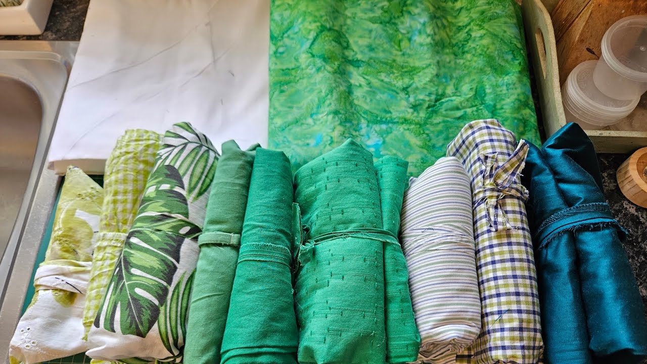 Adapted Irish Chain Quilt - combining recycled fabrics with yardage. pt 1 #quilting #recycling