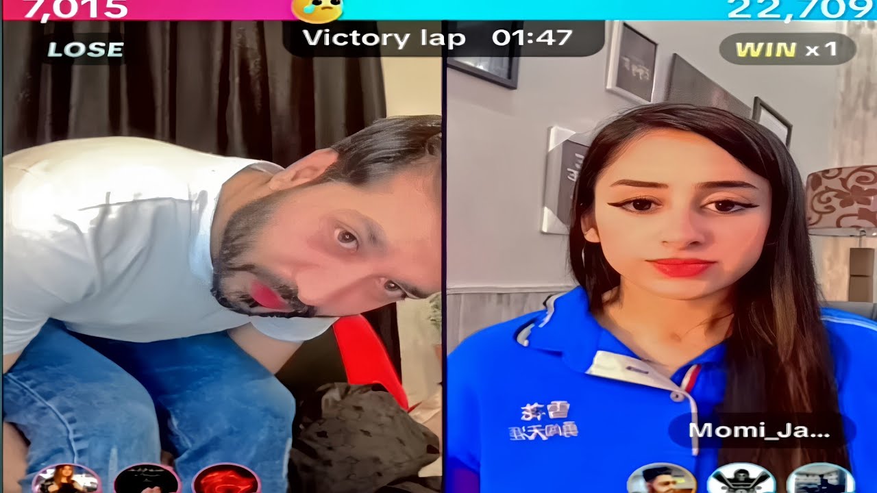 Larki na Shakeel mehar ko di hard punishment - Shakeel mehar & momi jazzy tiktok live match