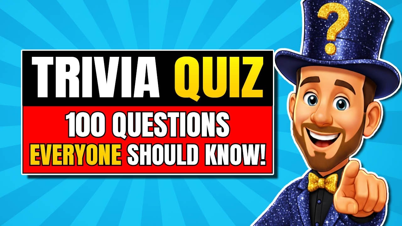 5 Round General Knowledge Quiz | 100 Trivia Quiz Questions
