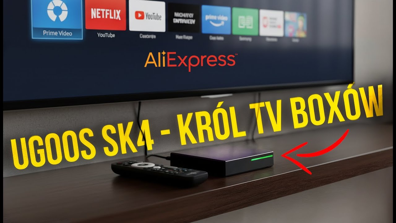 Ten TV Box rozwala konkurencję! Ugoos SK4 bez kompromis&oacute;w Aliexpress
