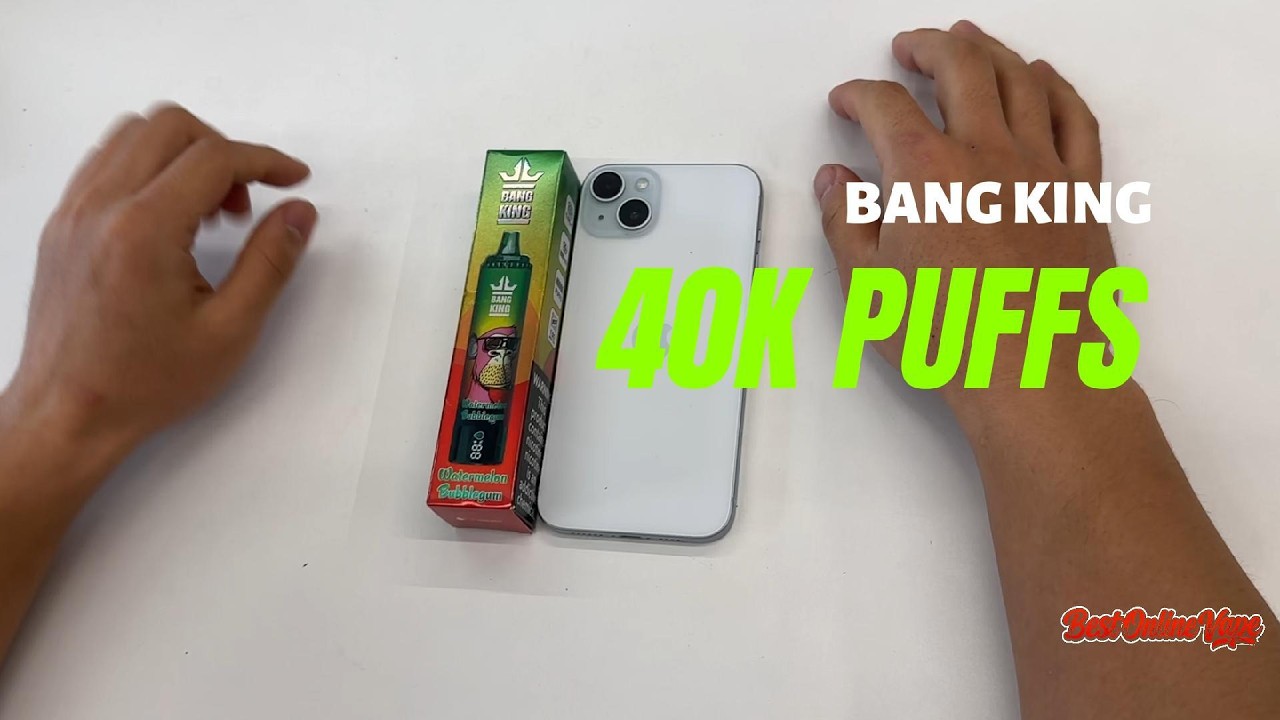 Bang King Vape 40000 Review丨Unboxing the NEW Bang King Disposable Vape!