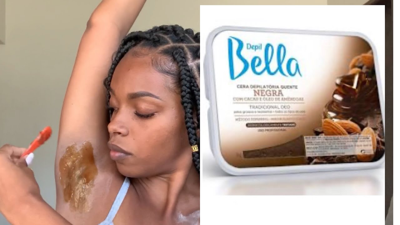 DEPILAÇÃO COM CERA QUENTE *em casa*