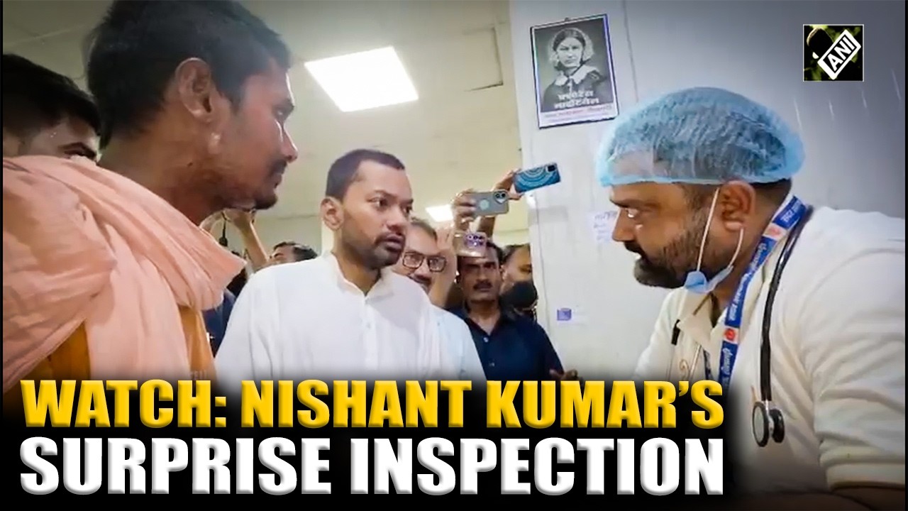 WATCH: Nishant Kumar shocks hospital officials with surprise inspection in Bihar&rsquo;s Sitamarhi
