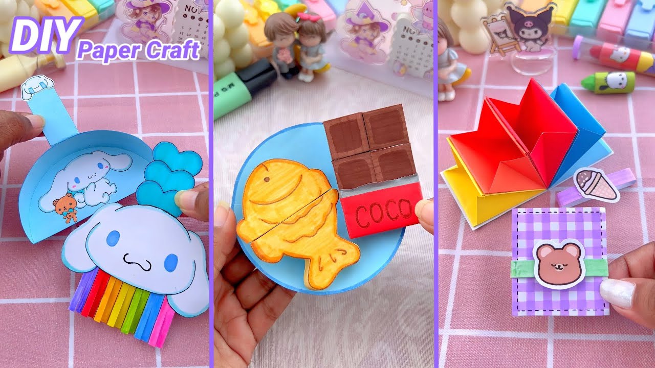 Easy Craft Ideas / DIY Miniature Crafts Idea / school hacks / how to make / paper craft / mini craft