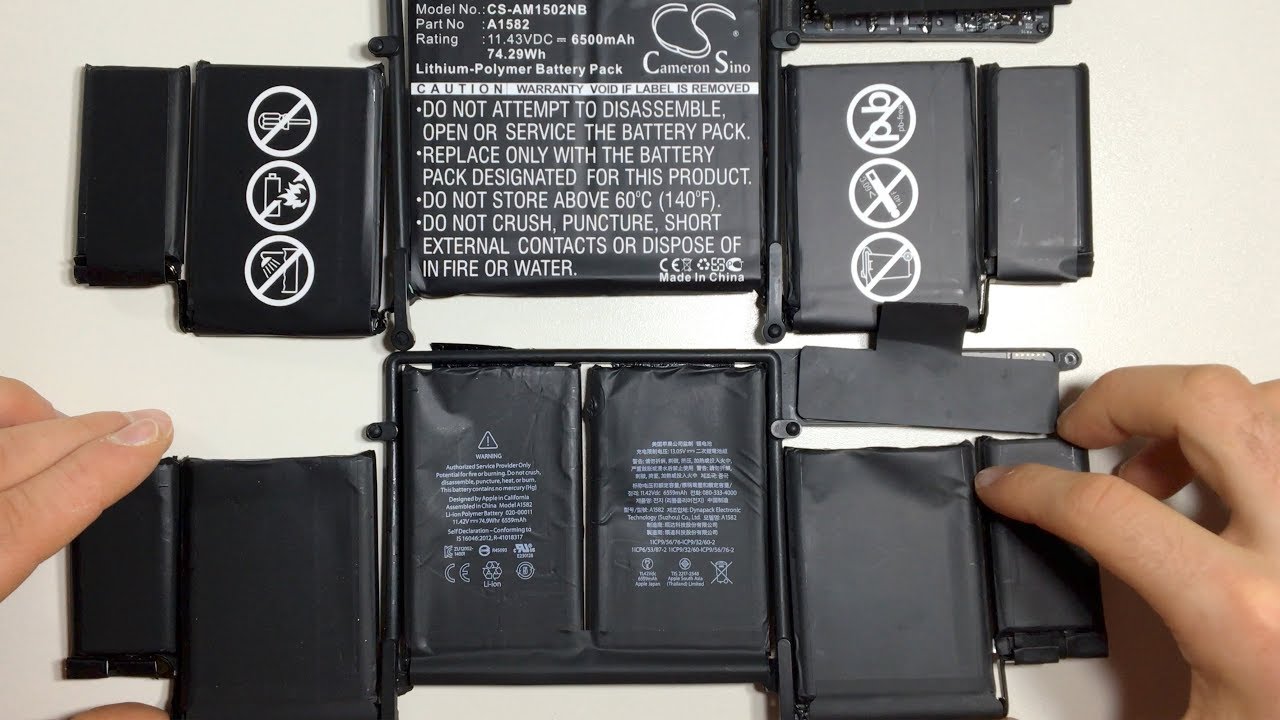 How to replace battery in MacBook Pro 13 inch 2015 after water damage